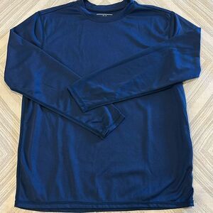 INGEAR UPF+ Boys Navy Blue Long Sleeve Rashguard - Size XL